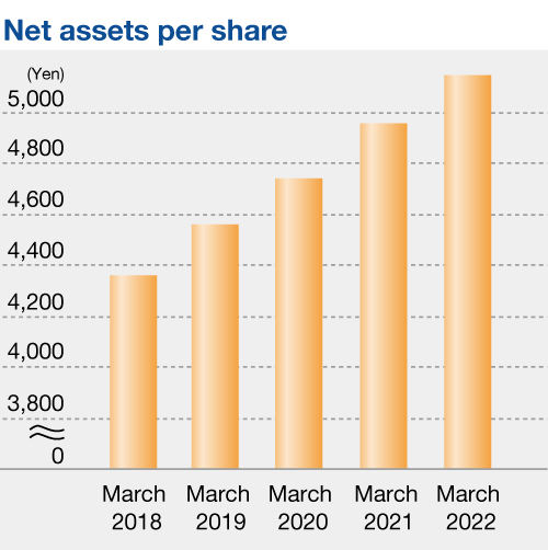 Net assets per share