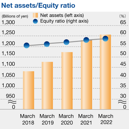 Net assets/Equity ratio