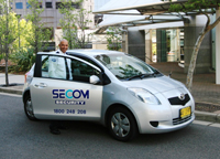 A member of the staff of Secom Australia Pty. Ltd.
