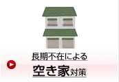長期不在による空き家対策