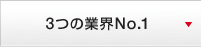 3つの業界No.1