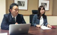 フィッシング詐欺の手口と具体的な対策を説明してくれた（左から）稲葉悠さんと中川恵理子さん