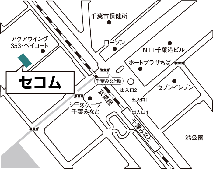 千葉オフィス地図