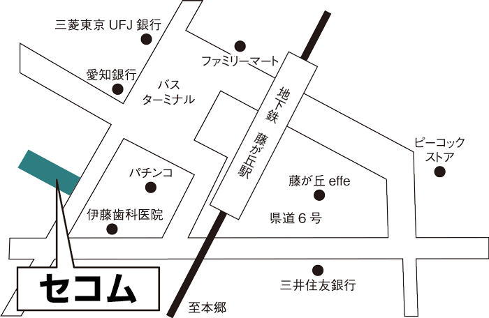 名古屋東オフィス地図