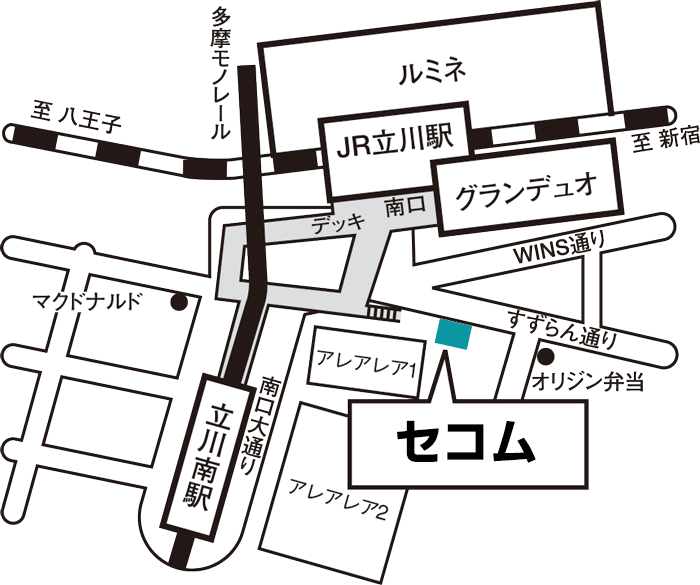 セコムショップ恵比寿地図