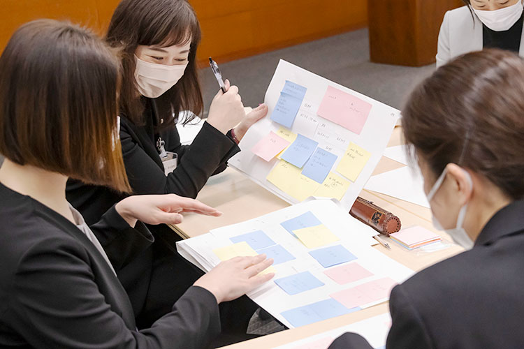 写真：キャリア座談会の様子