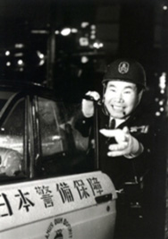 写真：主人公の警務士を演じる渥美清さん