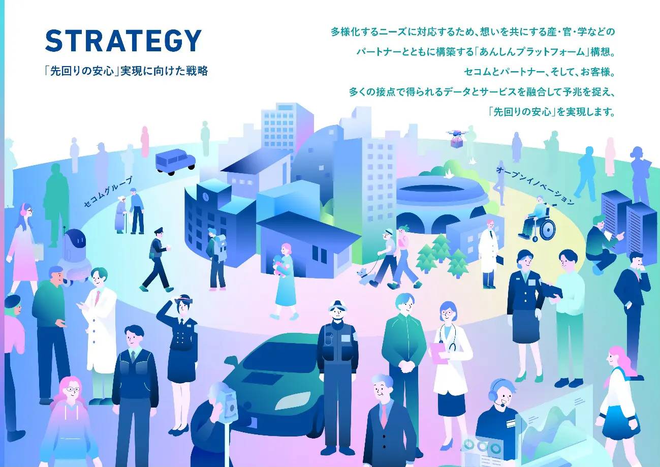 画像：「あんしんプラットフォーム」構想実現のための戦略