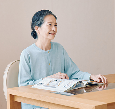 写真:離れて暮らす親御さま