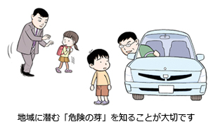 地域に潜む「危険の芽」を知ることが大切です