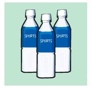 お茶やコーヒーでなくスポーツドリンクなどを