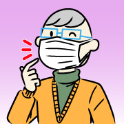 外出時は、マスクでアレルギー対策