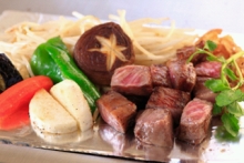 「ステーキ青山」の料理