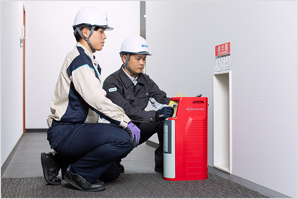 写真：#設備を確認