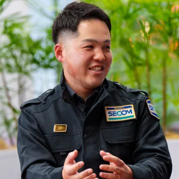 写真：ビートエンジニアチーフのR.Sさん